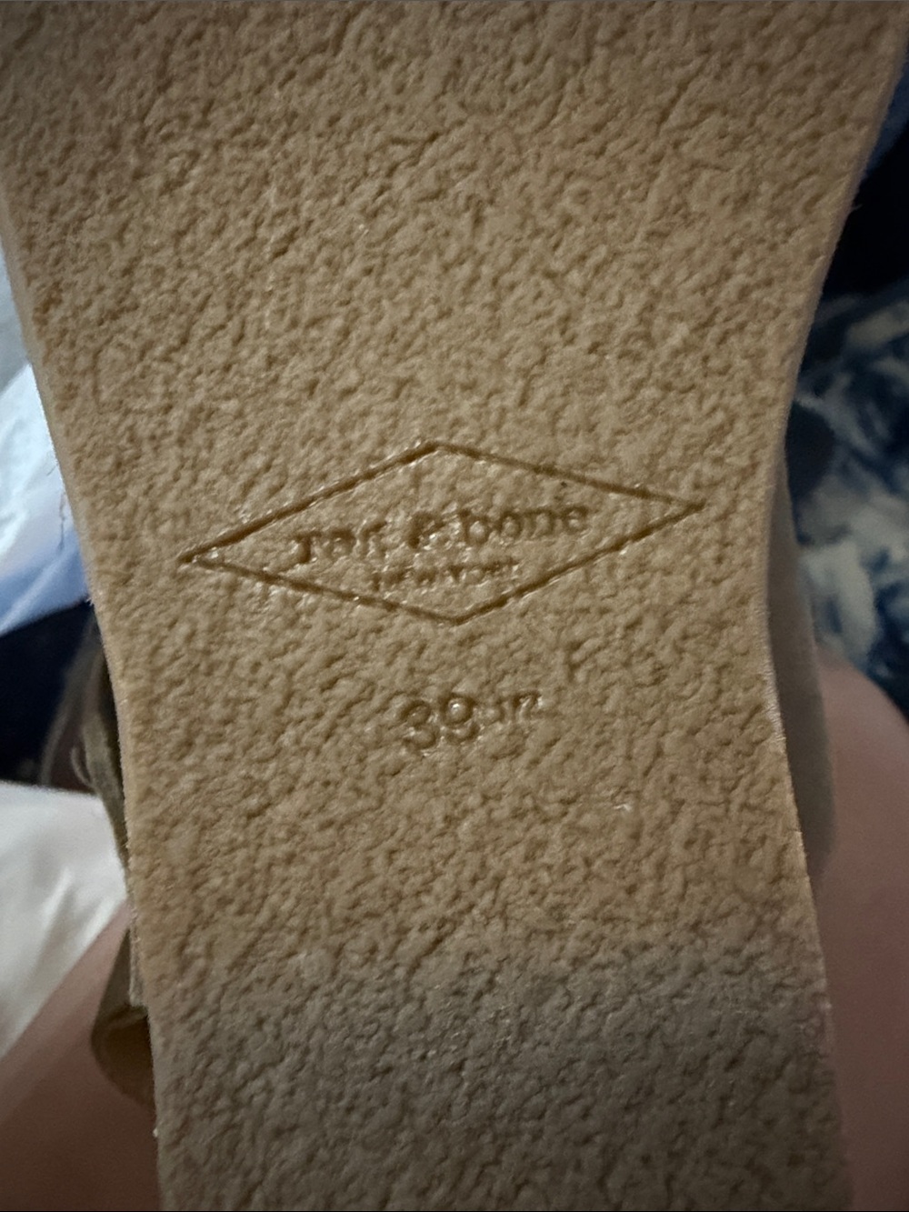 rag & bone Taupe Suede Espadrille Wedge Sandals - Picture 3 of 3
